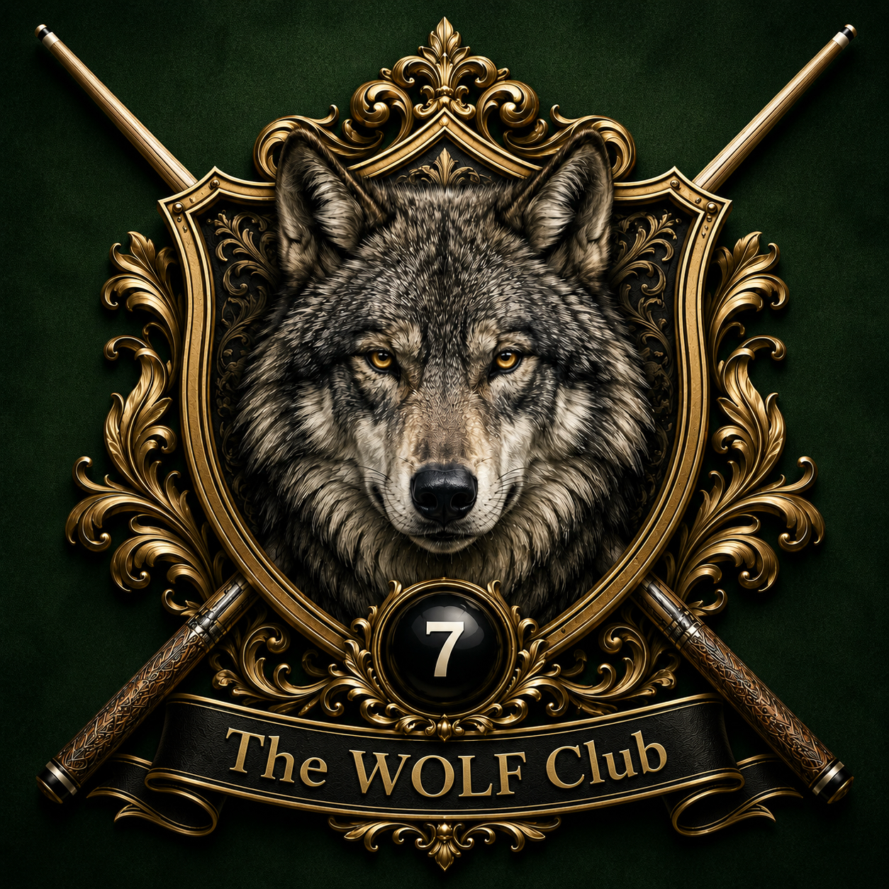The WOLF Club heraldic crest